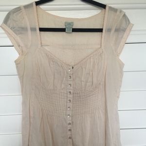 Anthropologie top by Odille | Soft Pink